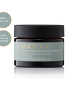 Maydi+ Rejuvenating Night Cream jar on a white background