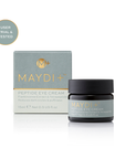 Maydi Peptide Eye Cream jar and box on a white background