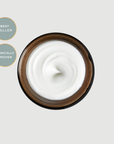 Jar of Maydi+ Renewal Day Cream. white cream with 'Best Seller' and 'Clinically Proven' labels on a light grey background